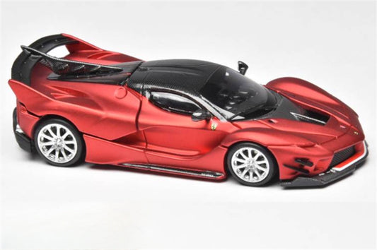 Little Toys Ferrari FXX-K EVO Supercar Limited Edition 399PCS ONLY Matte red silver wheel black top 1:64 Car Pre-built Model view1
