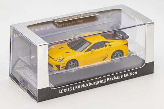 DCT 1:64 Lexus LFA Nürburgring package yellow diecast model