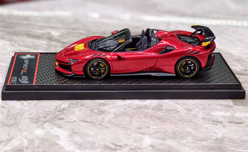 1:43 BBR MODELS Ferrari SF90 XX Spider Rosso Portofino supercar LTD 50PCS view3
