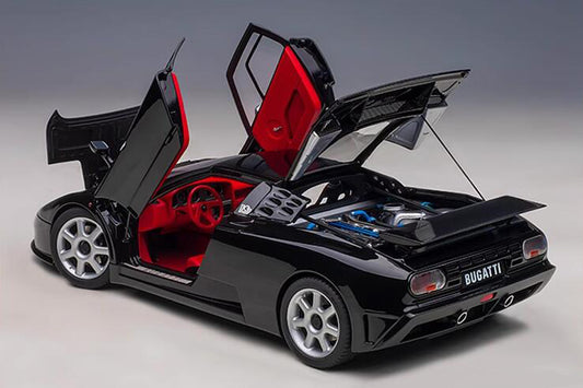 AUTOART BUGATTI EB110 SS black 1:18car Pre-a Model
