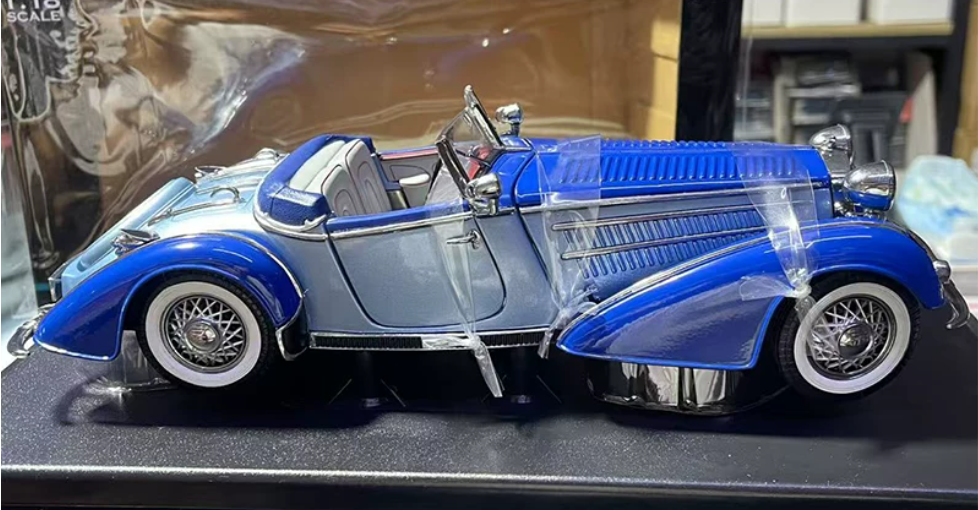 1:18 Horch 855 1939 Blue  Sun Star Special Roadster DIECAST car Model