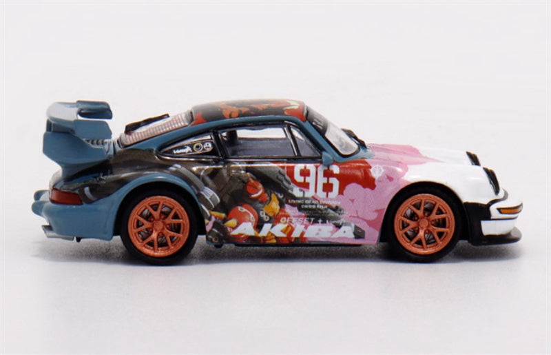 Leixin Porsche Singer Turbo Study 930 Mecha Pink 1:64 Car Pre-built Model view3