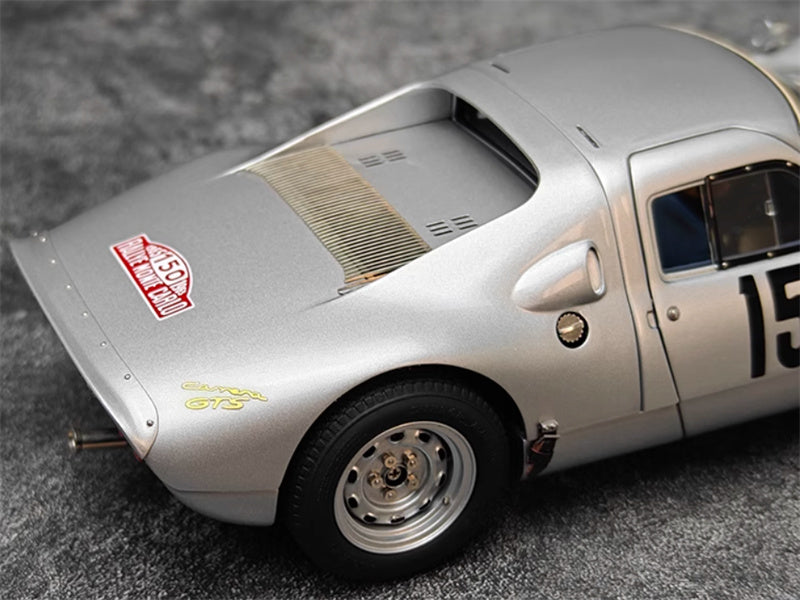 CMC Porsche 904 Carrera GTS Rally Monte Carlo 1965 Bohringer #150 silver Limited Edition 1500PCS ONLY 1:18 Car Pre-built Model view10
