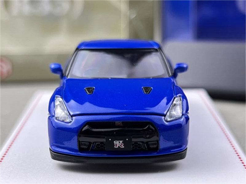 Focal Horizon Nissan GT-R R35 Blue Limited Edition 999PCS ONLY 1:64 Car Pre-built Model view6
