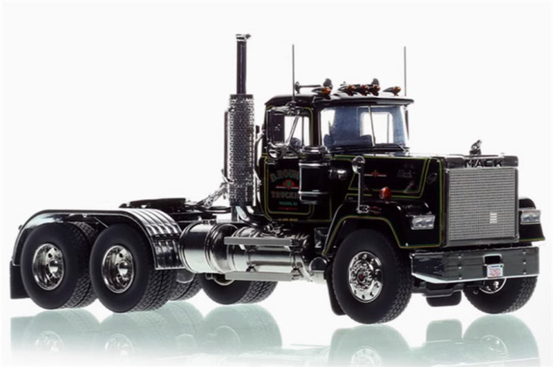 Heavy Haul Replicas 1988 Mack Double Axle Tractor Truck D. Rounds 1:50 Truck Pre-built Model