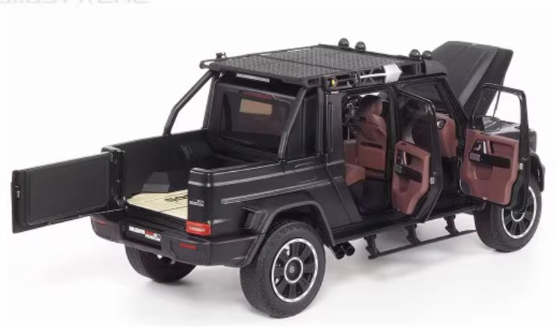 Almost Real Brabus G800 Adventure Edition XLP 2020 Pickup Matte black 1:18 Truck Pre-built Model view5