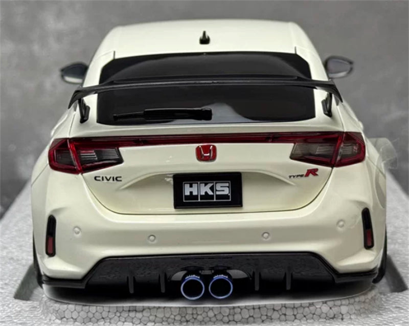 1:18 Honda Civic Type R FL5  Championship White HKS MOTORHELIX Limited Edition 499PCS ONLY DIECAST Model