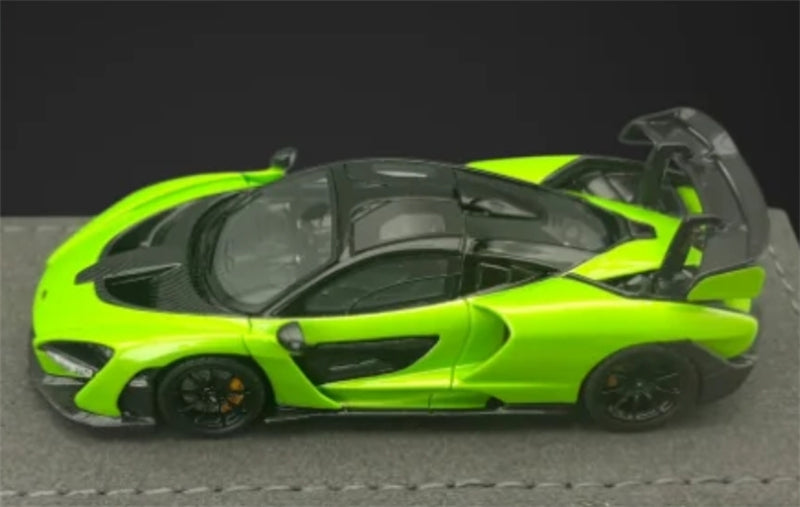 Micro Artisan Model McLaren Senna Fluorescent Green Limited Edition 199pcs ONLY 1:64 Car Pre-built Model