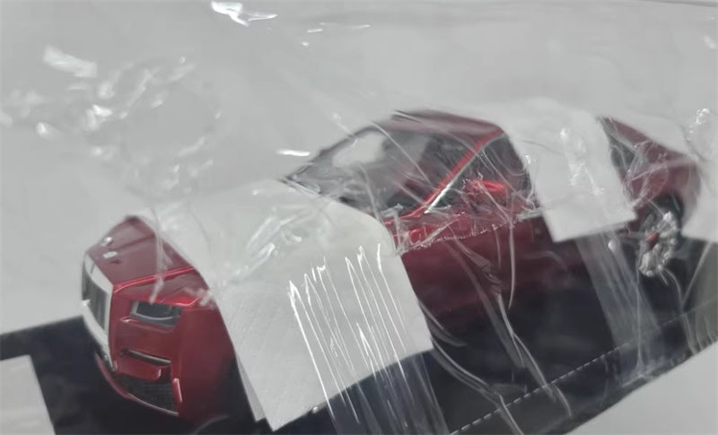 HH Model Rolls Royce Ghost Red 1:18 Car Pre-built Model view4