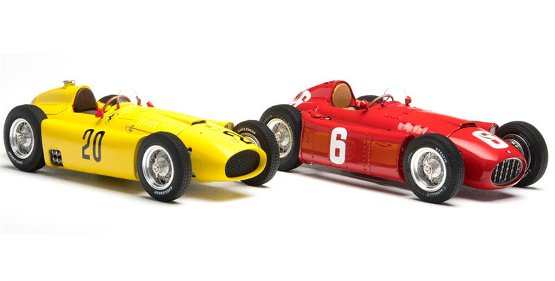 CMC BUNDLE Ferrari D50 (yellow) #20 and Lancia D50 (red) #6 Limited Edition 1/18 car Pre-a Model