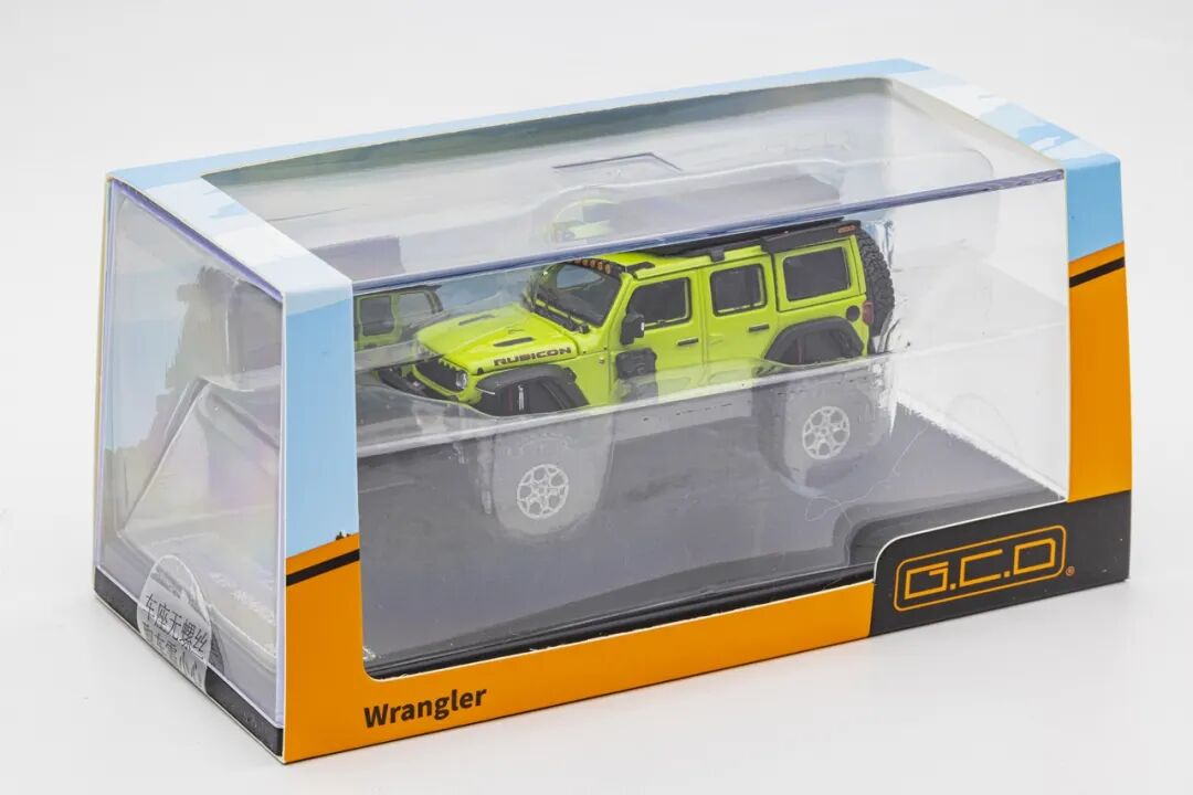 GCD 1:64 Jeep Wrangler Rubicon Off Road Big Wheels Diecast Model