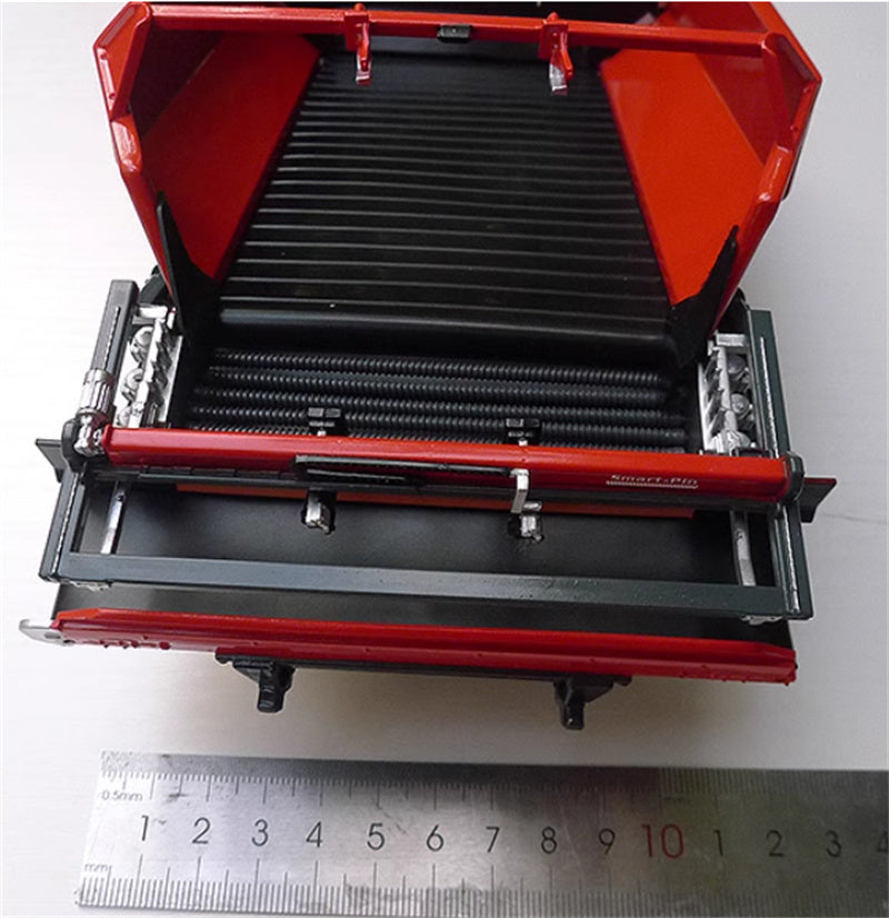 AT COLLECTIONS Dewulf Miedema MH 240 Potato Loading tractor trailer Red 1:32 Truck Accessories Pre-built Model