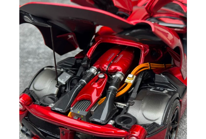 1:18 Ferrari LaFerrari  Hamilton Metallic Red BBR MODELS  DIECAST Model