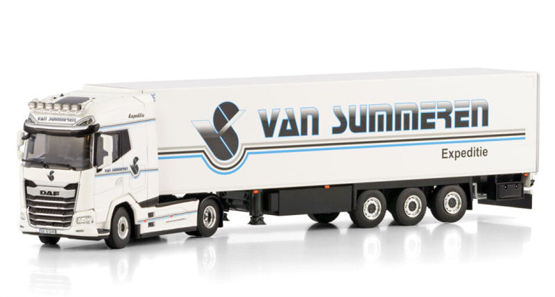 WSI DAF XG+ 4X2 REEFER TRAILER - 3 AXLE Van Summeren 1:50 Truck Pre-built Model