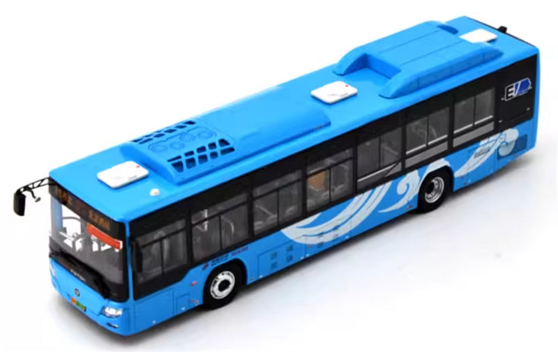 Beijing Public Transport Foton Xiangyun Blue Single Machine Route 21 1:64 Bus Pre-built Model view5