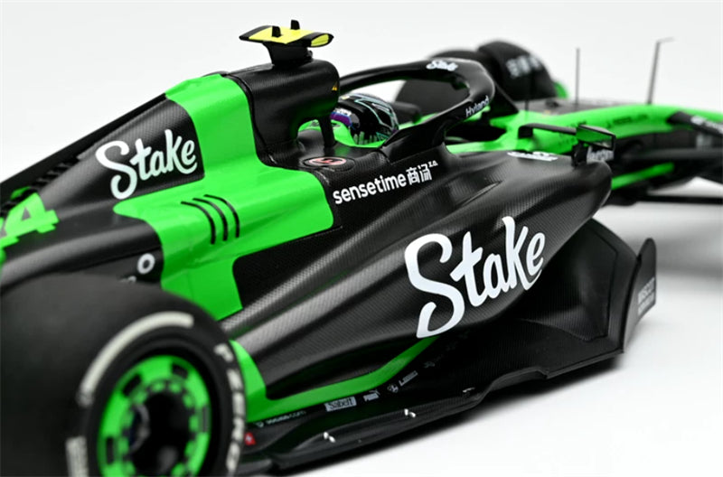 1:18 KICK  Sauber C44 #24 Zhou Guanyu China 2024 green MINICHAMPS  DIECAST Model