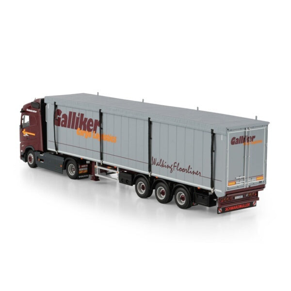 1:50 VOLVO GALLIKER FH 4X2 VOLUME TRAILER 3 AXLE WSI   Diecast Model