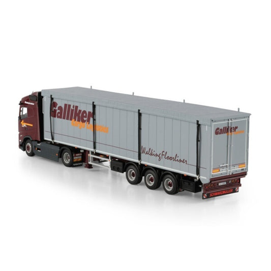 1:50 VOLVO GALLIKER FH 4X2 VOLUME TRAILER 3 AXLE WSI   Diecast Model