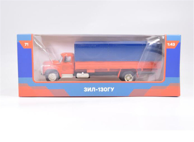 Modimio Russian ZIL-130GU Long Piece Light Cargo Transport Vehicle 1/43 Tank Pre-built Model