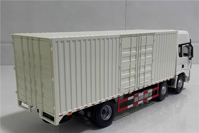 SHACMAN Delong X3000 Container Truck white 1:24 Truck Pre-built Model