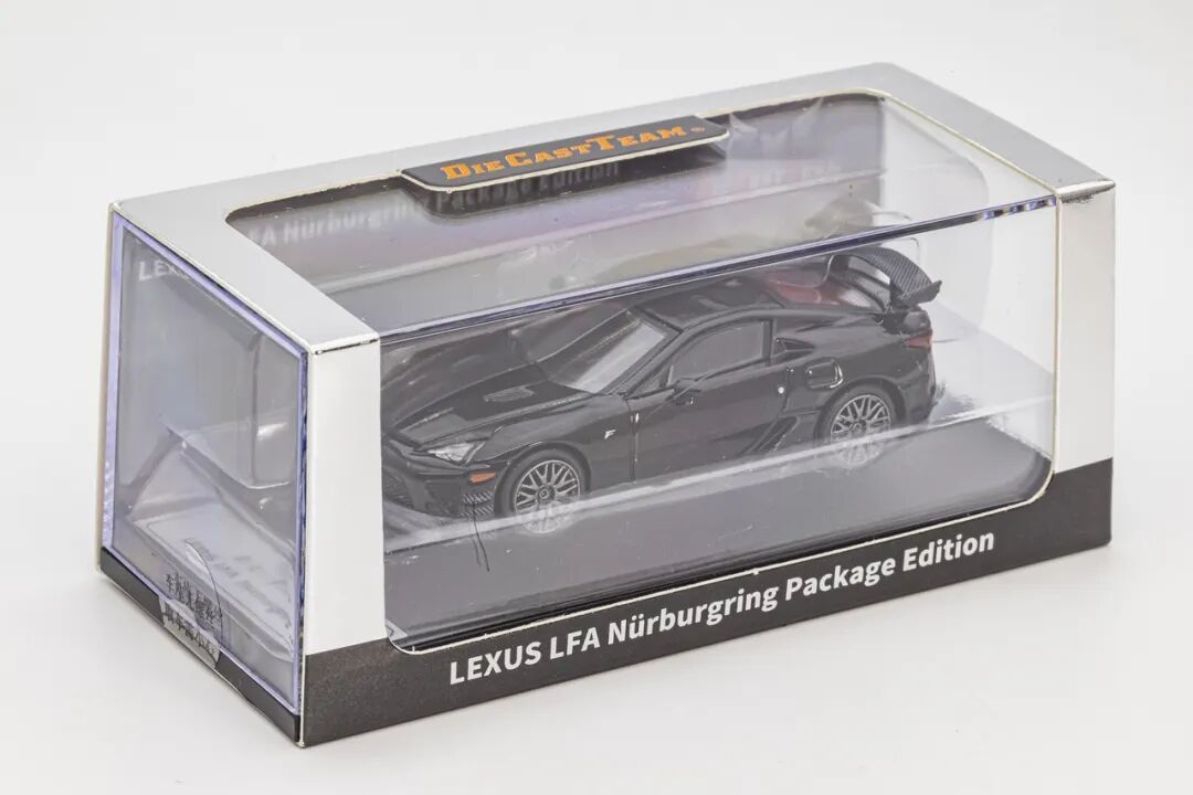 DCT 1:64 Lexus LFA Nürburgring package black diecast model
