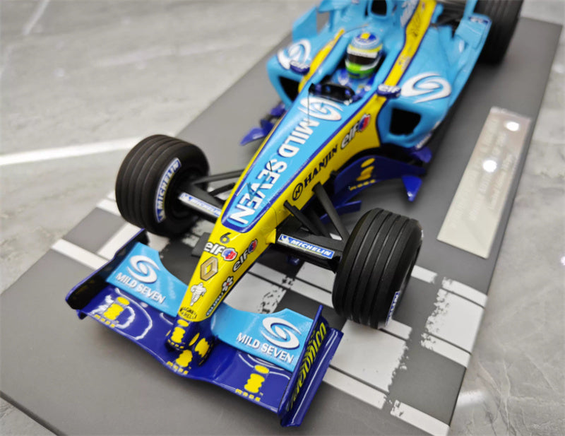 MINICHAMPS Renault R25 Fisichella Winner Australian GP 2005 #6 Limited Edition 102PCS ONLY Telefonica elf Hanjin Michelin Mild Seven 1:18 Car Pre-built Model view12