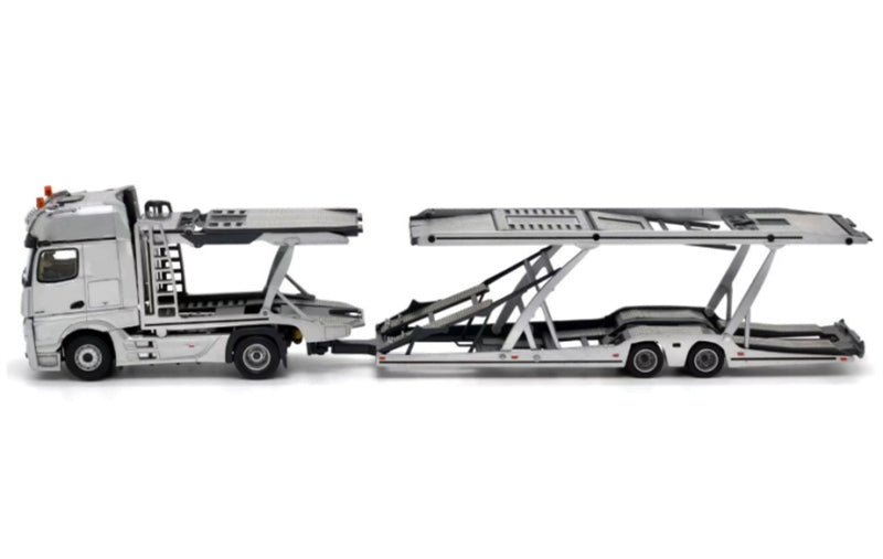 1:64 Mercedes-Benz Actros High top electronic mirror LHD  Silver Unique Model x Tiny  DIECAST Model