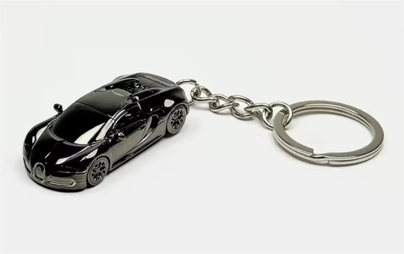1:87 Bugatti   Electroplating Dark gray  SEEKER  DIECAST Keychain Model