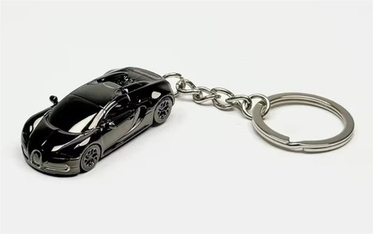 1:87 Bugatti   Electroplating Dark gray  SEEKER  DIECAST Keychain Model