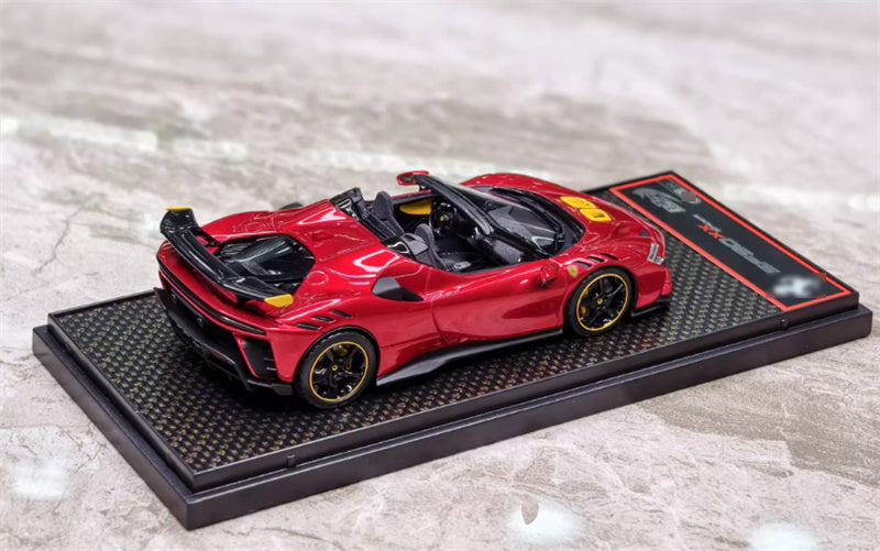 1:43 BBR MODELS Ferrari SF90 XX Spider Rosso Portofino supercar LTD 50PCS view2