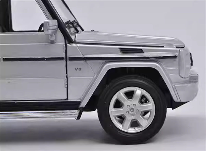 1:24 Mercedes Benz G-Class G500 SUV  silver  WELLY  DIECAST Car Model