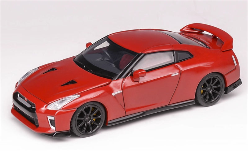 MOTORHELIX Nissan GT-R R35 Track Edition Red Limited Edition 799PCS ONLY 1:64 Car Pre-built Model view1