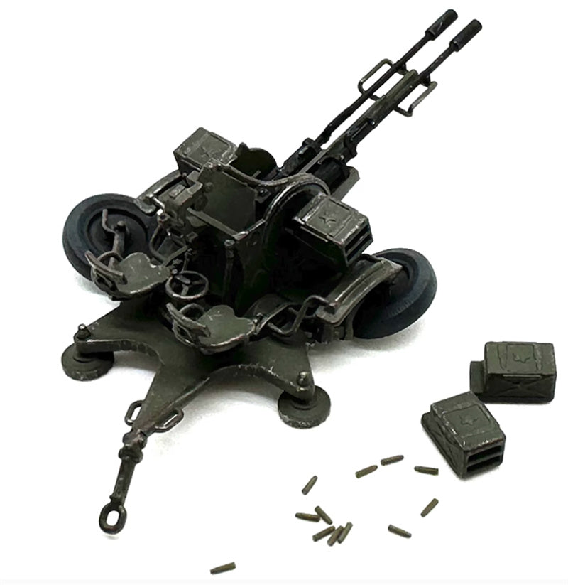 ARTISAN Russian Soviet ZU-23-2 Double barreled Anti Aircraft 1:72 Tank Pre-built Model