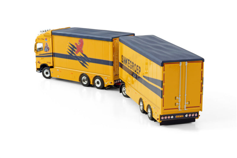 WSI VOLVO FH 4 GLOBETROTTER 6X2 TAG AXLE RIGED COMBI - 6 AXLE RESIN SINKE 1/50 DIECAST Truck Lorry