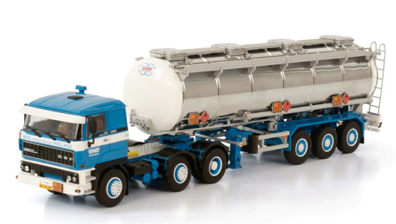 WSI DAF 3300 6X2 TWIN STEER TANK TRAILER - 3 AXLE BOS TRANSPORTEN 1:50 Truck Pre-built Model