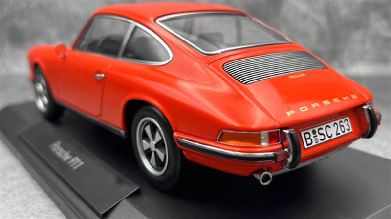 NOREV Porsche 911 901 1970 orange 1:18 Car Pre-built Model view2