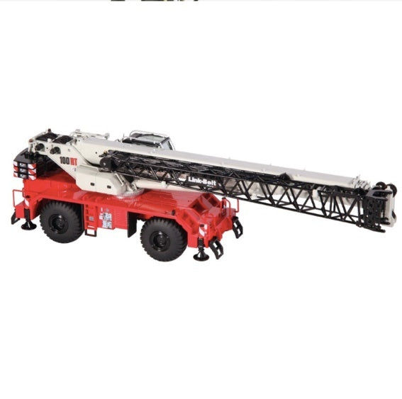 1:50 Link-Belt  100 RT NZG  White Red Diecast Model