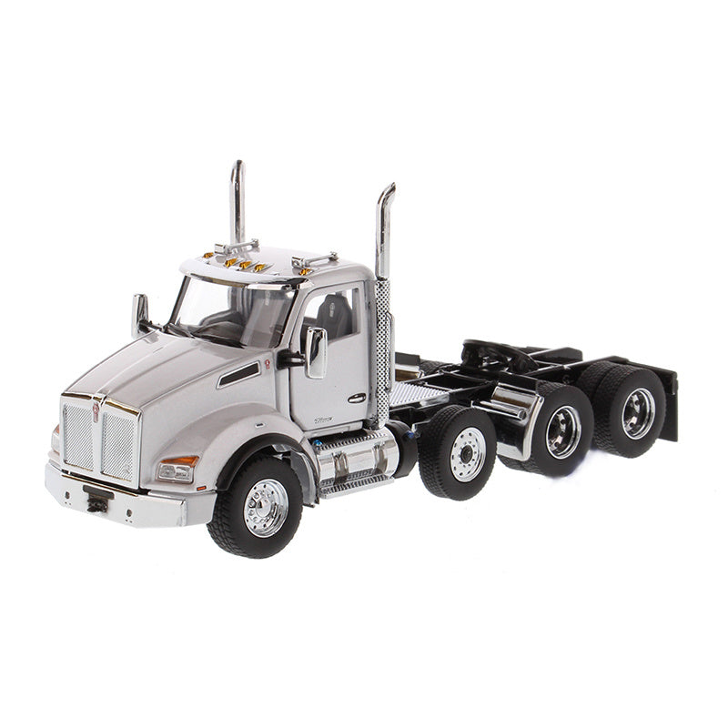 CATERPILLAR KENWORTH T880S SBFA DAY CAB TANDEM WITH PUSHER AXLE 1/50 Truck Pre-built Model
