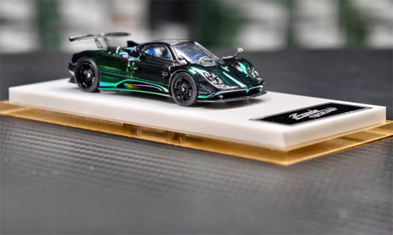 HH Model Pagani Zonda Tricolore Hidden plating discoloration - hardtop version 1:64 Car Pre-built Model view2