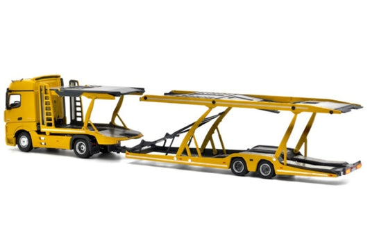 1:64 Mercedes-Benz Actros Low top traditional mirror LHD  Yellow Unique Model x Tiny  DIECAST Model