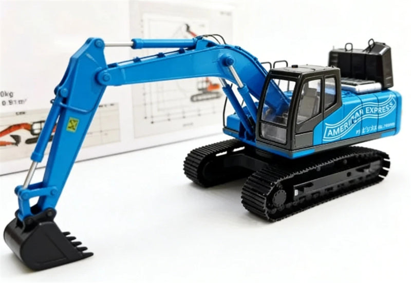 1:50 American Express Japanese Spec ZH200-6 HITACHI Limited Edition Blue DIECAST Model