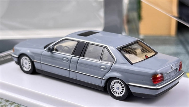 1:64 BMW E38 7 Series L7 96-98 Cement Grey DCM DIECAST Limited Edition 499pcs ONLY Model