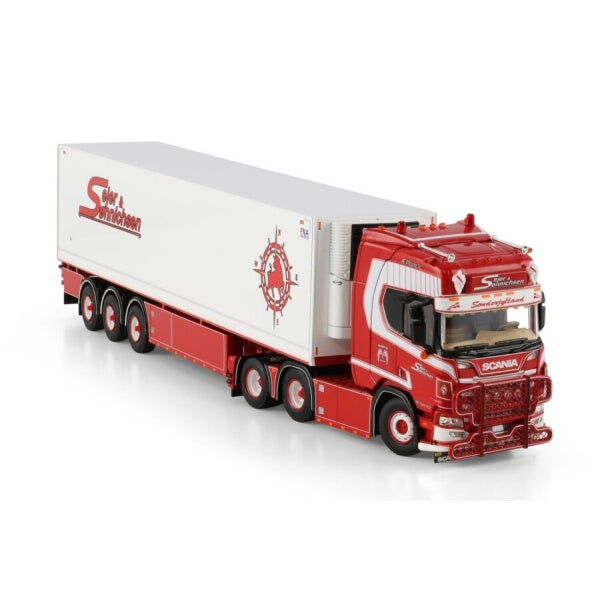 1:50 SCANIA SEJER & SONNICHSEN R CR20H 6X2 REEFER TRAILER 3 AXLE WSI   Diecast Model