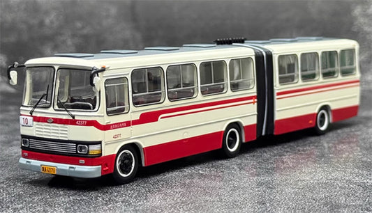 Beijing Public Transport Jinghua BK663 10 Route Articulated Bus 1:64 Bus Pre-built Model view1