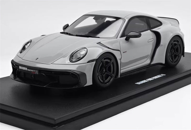1:18 PORSCHE 911 BRABUS 900 ROCKET-R  Grey  GT SPIRIT No display box Limited Edition Resin Car Model