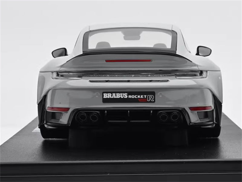 1:18 PORSCHE 911 BRABUS 900 ROCKET-R  Grey  GT SPIRIT No display box Limited Edition Resin Car Model