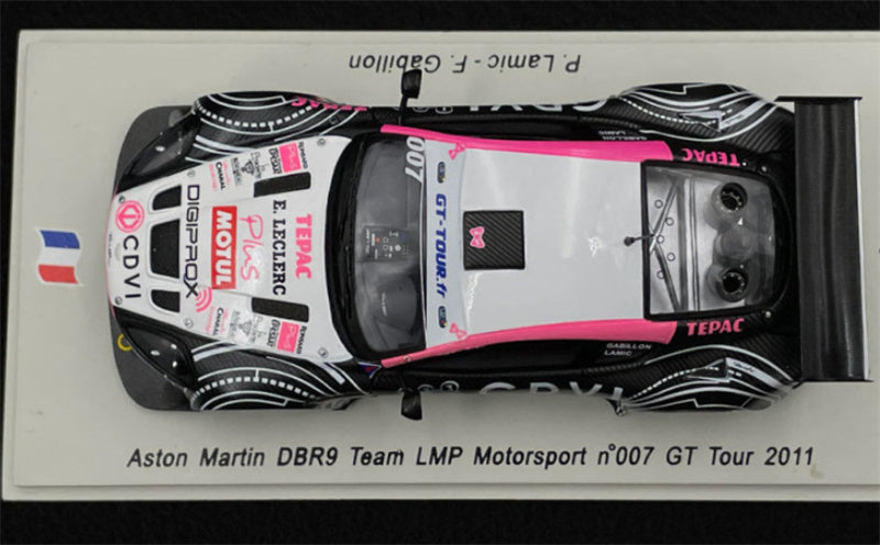 1:43 spark Aston Martin DBR9 Team LMP Motorsport GT Tour 2011 P.LAMIC-F.GABILLON view6