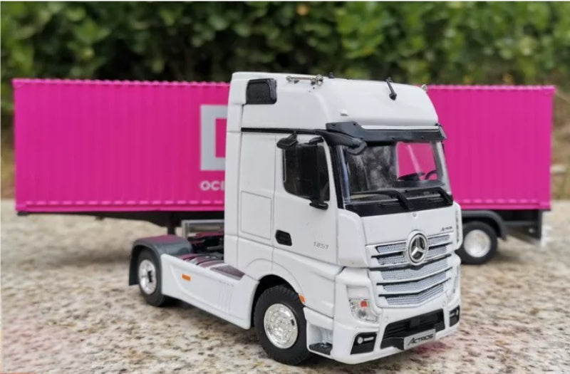Mercedes ACTROS Shipping Container Truck ONE coating 1:50 Truck Pre-built Airliner Model Display view5