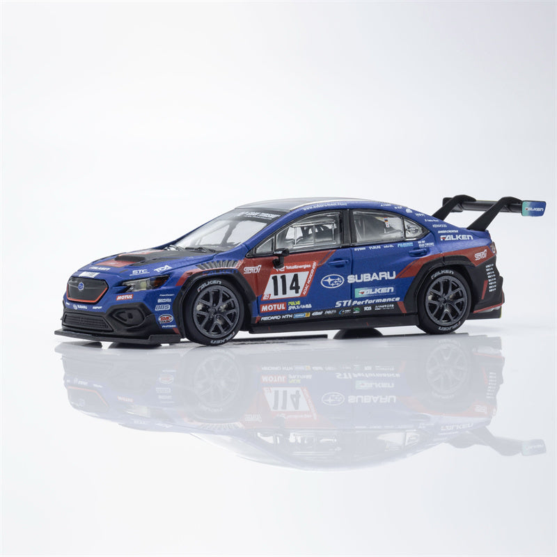 1:64 Subaru WRX STI NBR Challenge #114 2023 Blue KYOSHO Limited Edition 1008PCS ONLY DIECAST Model