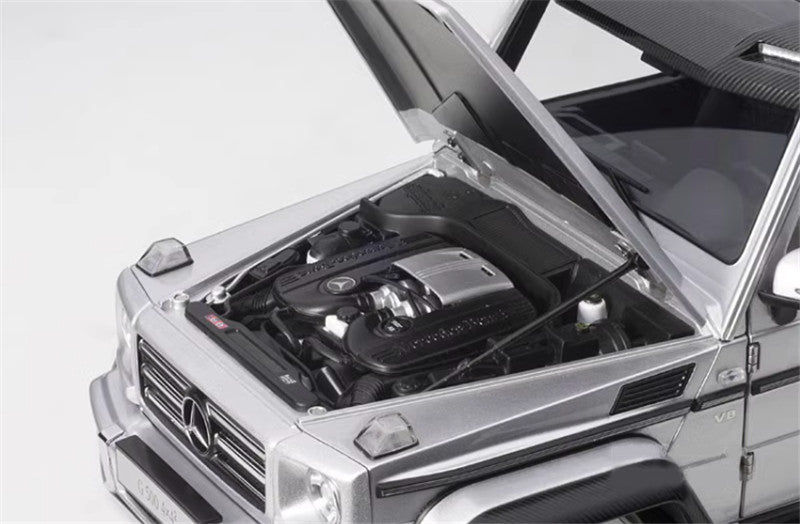 Autoart Mercedes Benz G 500 4×4² Silver 1/18 DIECAST CAR